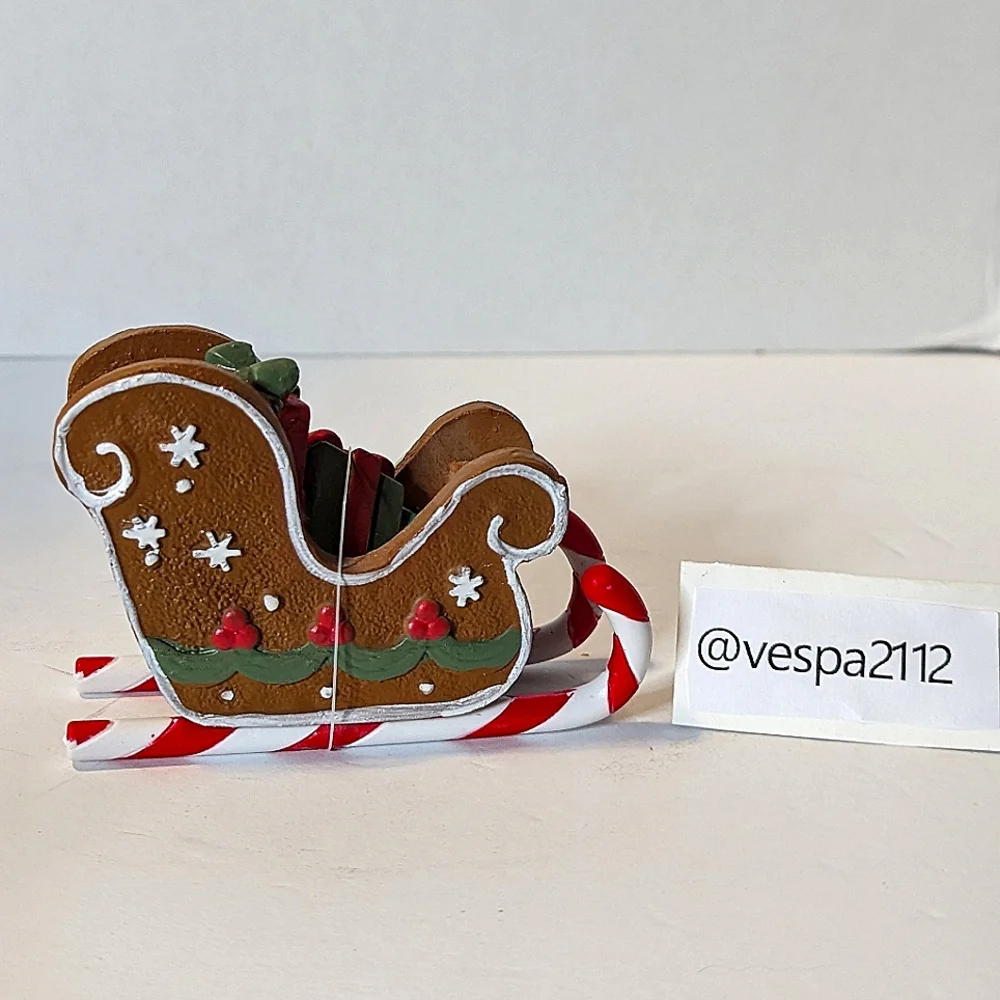 Target Bullseye Playground Gingerbread Sleigh Mini Christmas Village Set